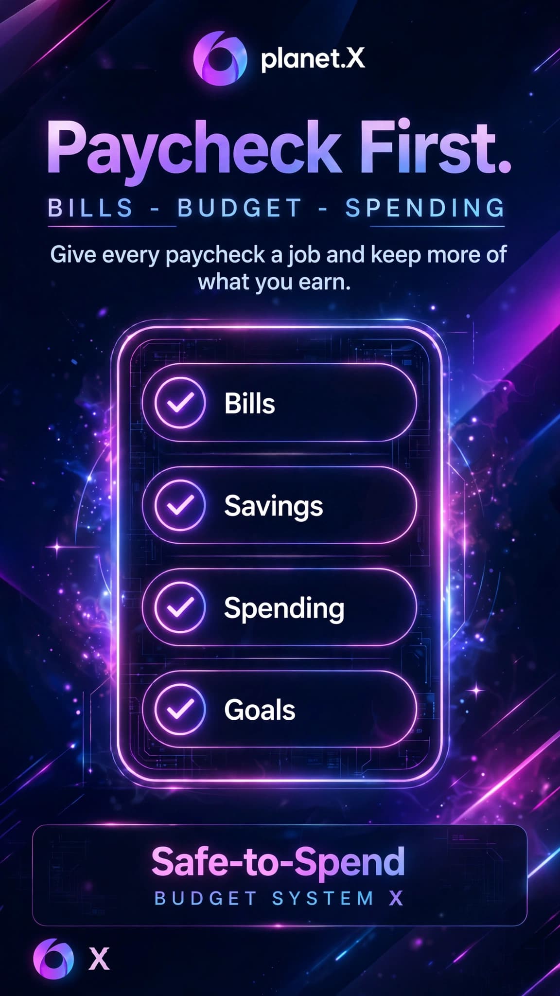 Safe-to-Spend paycheck budgeting workbook promotional banner