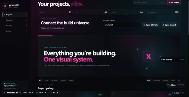 project.X screenshot 1