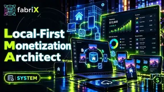 Local-First Monetization Architect fabriX Store artwork