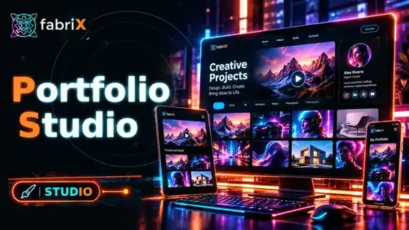 Portfolio Studio fabriX Store artwork