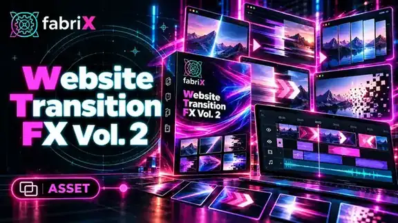 Website Transition FX Vol. 2 fabriX Store artwork