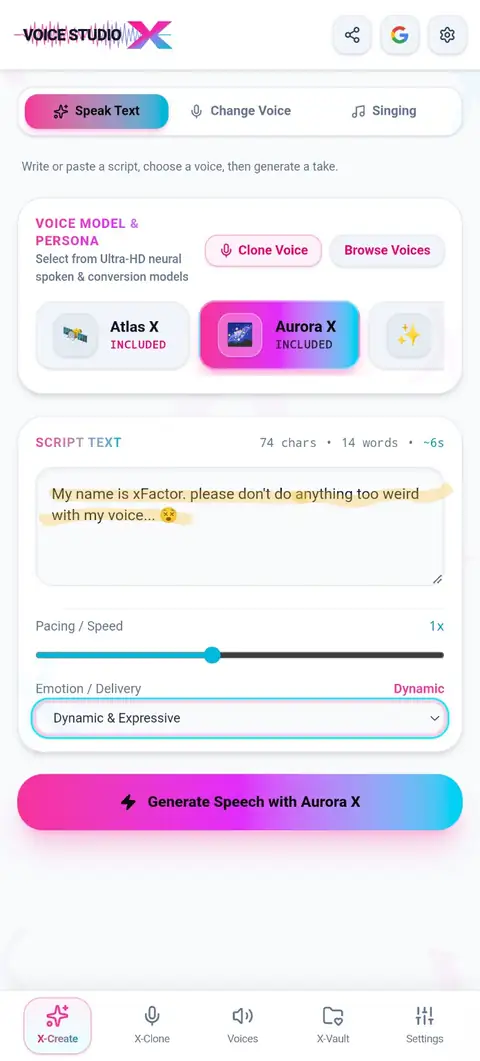 Voice Studio X screenshot 3