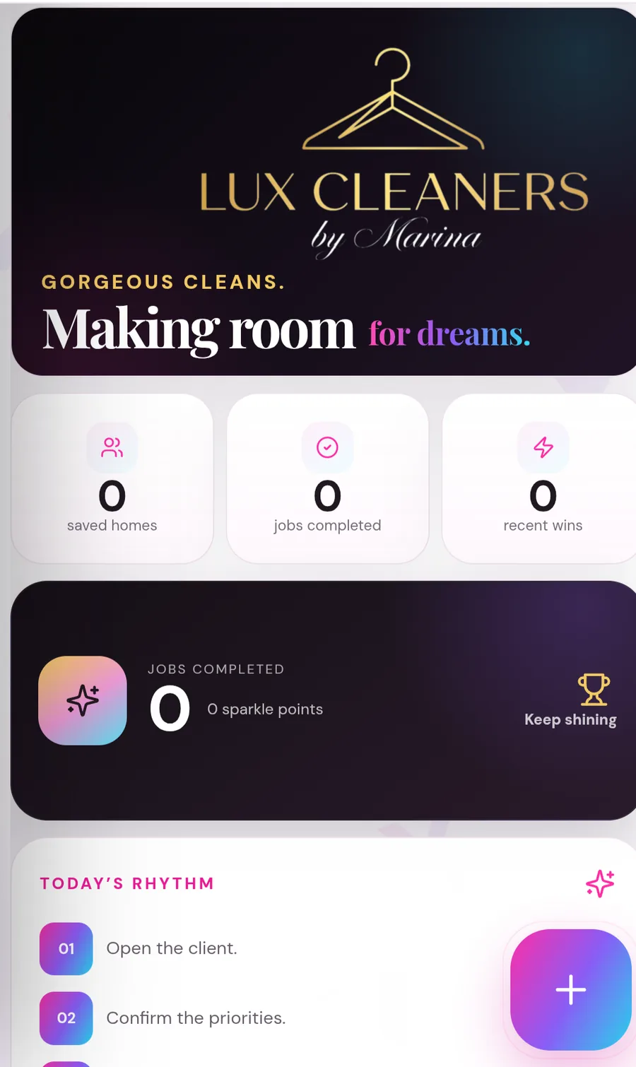 Lux Cleaners by Marina screenshot 2